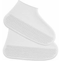 2 Pairs Silicone Shoe Covers Reusable Waterproof No-Slip Rubber Rain Shoe Covers - Karout Online -Karout Online Shopping In lebanon - Karout Express Delivery 