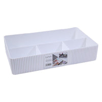 Lova Plastic Four Compartment Stackable Organizer - Karout Online -Karout Online Shopping In lebanon - Karout Express Delivery 