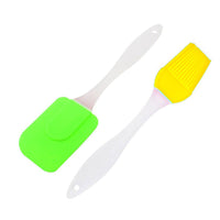 Silicone Spatula and Brush Set ( 2 Pcs) - Karout Online -Karout Online Shopping In lebanon - Karout Express Delivery 