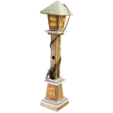 Light Wood House Christmas Decoration LED 62 CM - Z18-060.