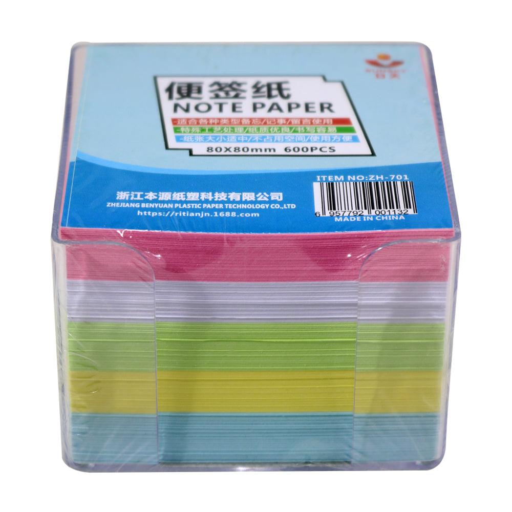 Note Paper 5 colors With Transparent Stand / ZH-701 - Karout Online -Karout Online Shopping In lebanon - Karout Express Delivery 