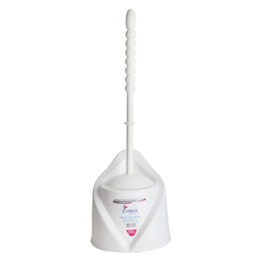Zambak Plastic Toilet Brush Set - Karout Online -Karout Online Shopping In lebanon - Karout Express Delivery 
