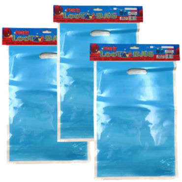 Birthday-Colored Gift Bags (10 Pcs) / Ab-126 Blue Birthday & Party Supplies