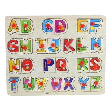 Play And Learn Wooden Puzzle Alphabets Toys & Baby