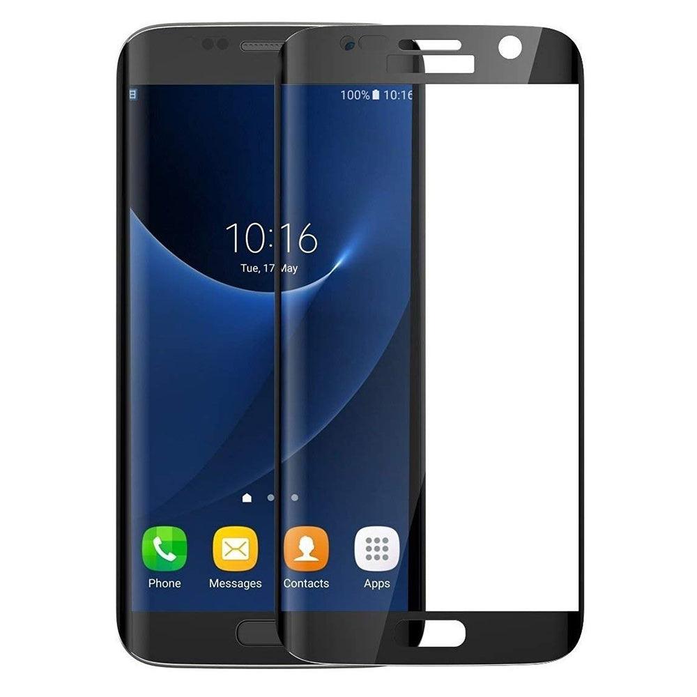 Protection FULL GLASS 5D & HD FOR S7 With Border - Karout Online -Karout Online Shopping In lebanon - Karout Express Delivery 