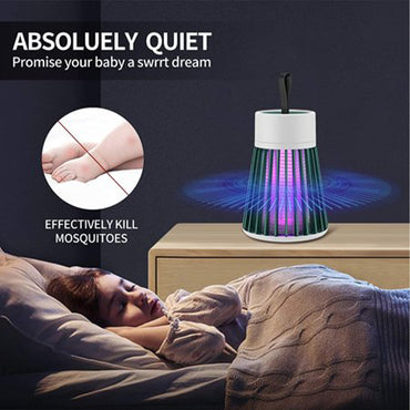 **(NET)**Portable Rechargeable Usb Electric Mosquito Killer Led Uv Repellent Lamp / 6918320552250