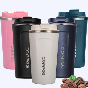 Double Walled Stainless Steel Travel Coffee Mug Vacuum Insulated Reusable Coffee Tumbler Cup 380ml