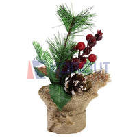 Christmas Plant Decoration 23 x 6 cm.
