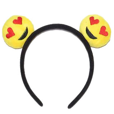 Emoji Hair Band Heart Eyes Personal Care