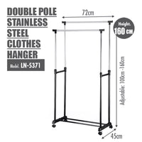 Double Pole Clothes-Rack - Karout Online -Karout Online Shopping In lebanon - Karout Express Delivery 
