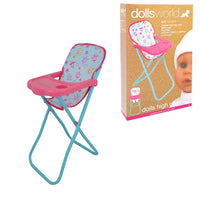 Dolls World Dolls High Chair For Dolls Up To 56 cm - Karout Online -Karout Online Shopping In lebanon - Karout Express Delivery 