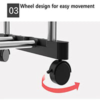 Double Pole Clothes-Rack - Karout Online -Karout Online Shopping In lebanon - Karout Express Delivery 