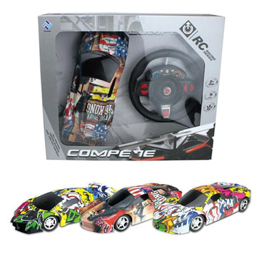 R/C WITH STEERING WHEEL.