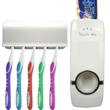 Hands Free Automatic Toothpaste Dispenser And Toothbrush Holder / E-208 Home & Kitchen