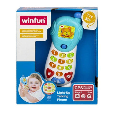 Win Fun Light Up Talking Phone - Karout Online -Karout Online Shopping In lebanon - Karout Express Delivery 