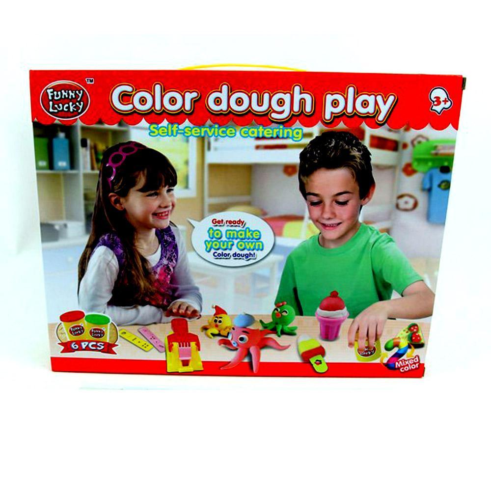 Colour Dough Play.
