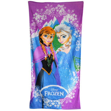 Characters Beach Towel Frozen Elsa & Anna Summer