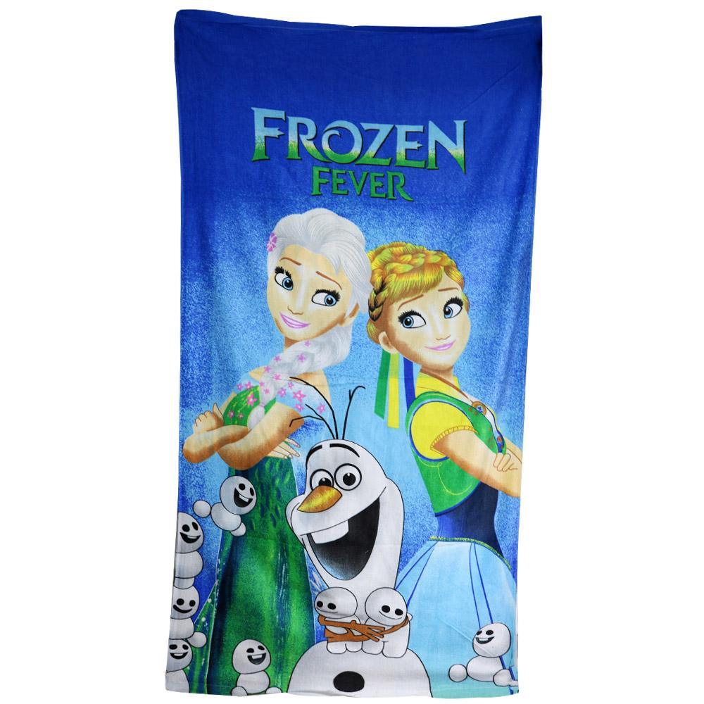 Characters Beach Towel Frozen Elsa & Anna Olaf Summer