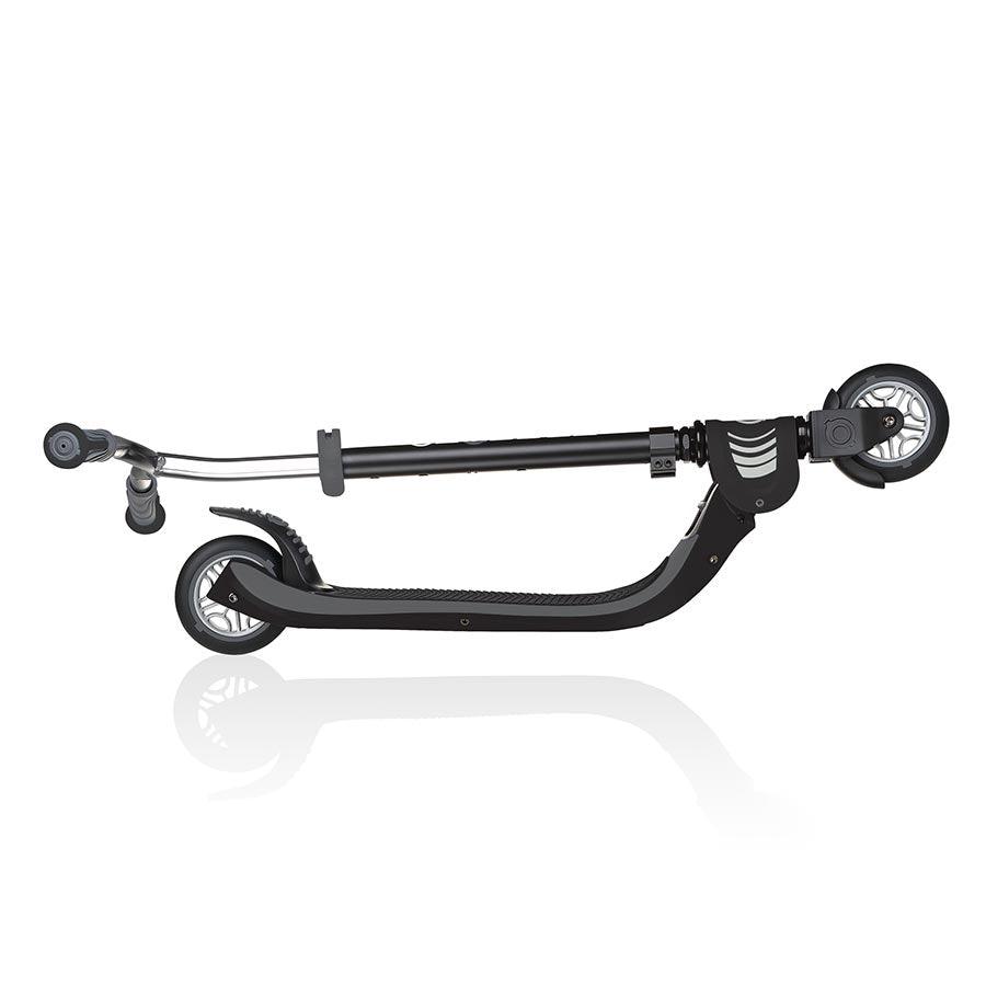 Globber Foldable Scooter Flow 125 Black Grey - Karout Online -Karout Online Shopping In lebanon - Karout Express Delivery 