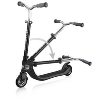 Globber Foldable Scooter Flow 125 Black Grey - Karout Online -Karout Online Shopping In lebanon - Karout Express Delivery 