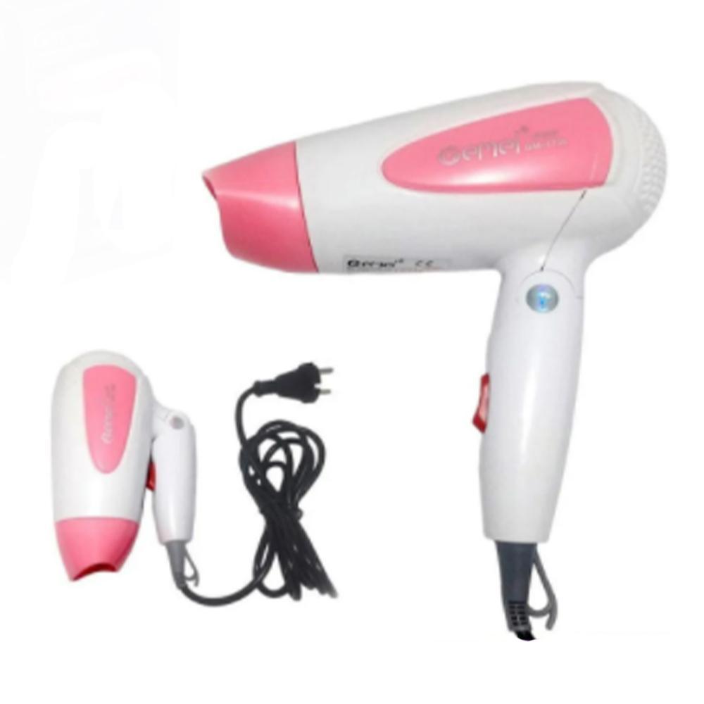 Gemei Foldable Hair Dryer Pink Electronics