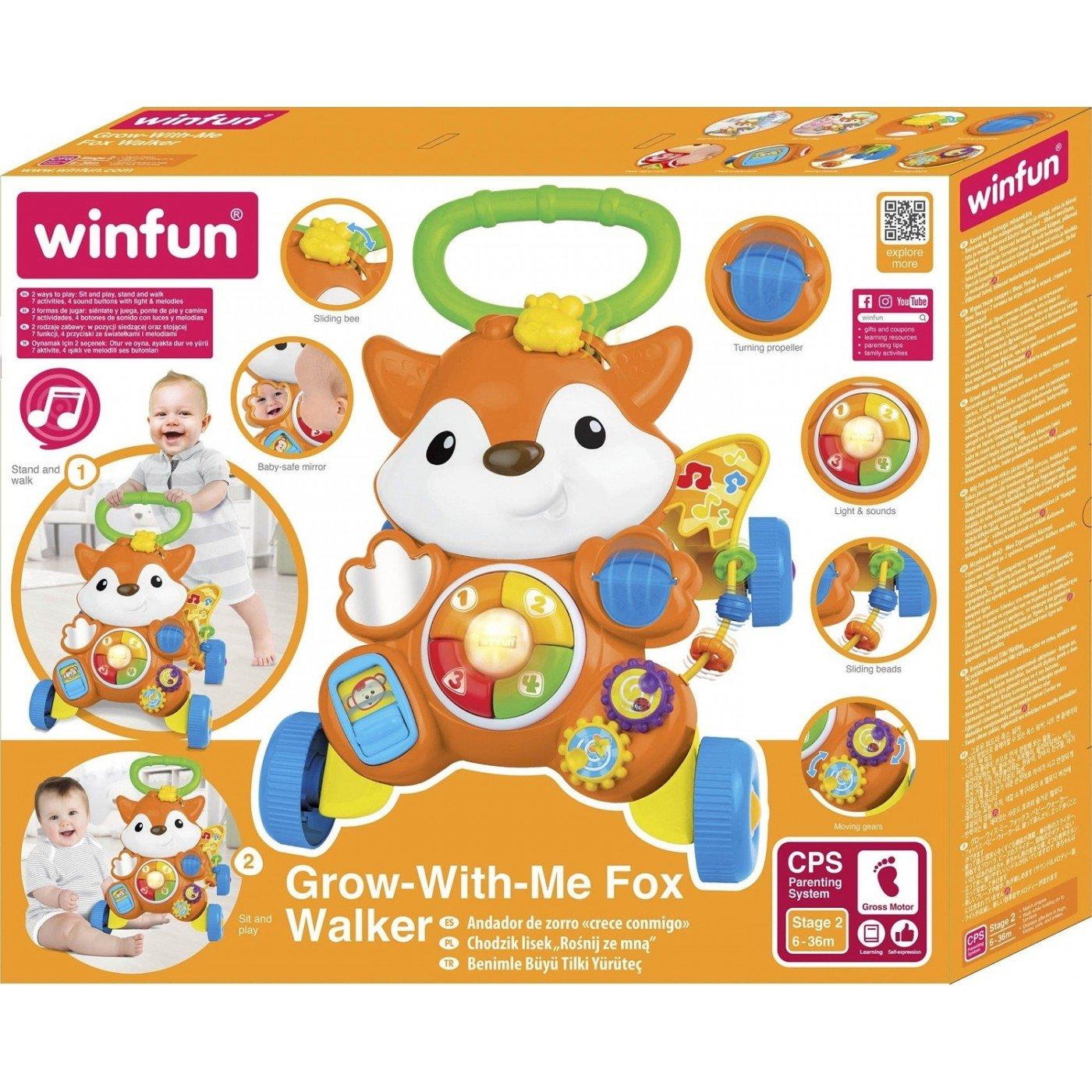 Win Fun Grow With Me Fox Walker - Karout Online -Karout Online Shopping In lebanon - Karout Express Delivery 