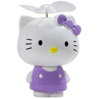 Hello Kitty Plastic Manual Fan Purple Summer