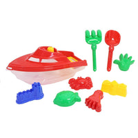 Boat Beach Toys Set 8 pcs.
