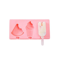 Silicone Ice Cream Mold DIY Popsicle Mould With Lid and Stick / 22FK070 - Karout Online -Karout Online Shopping In lebanon - Karout Express Delivery 