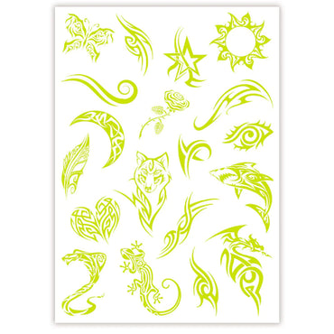 Clementoni Glow In The Dark Tattoo - Karout Online -Karout Online Shopping In lebanon - Karout Express Delivery 