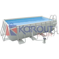Intex 28350 Ultra Quadra Mini Frame Pool Set Including Cartridge Filter System 2006 Litres/hour With