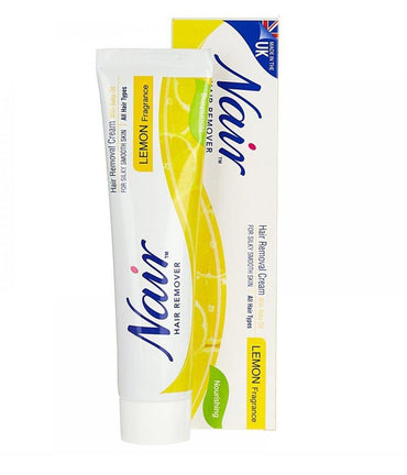 Nair Hair Removal Cream with Baby Oil - Lemon Fragrance, 110.