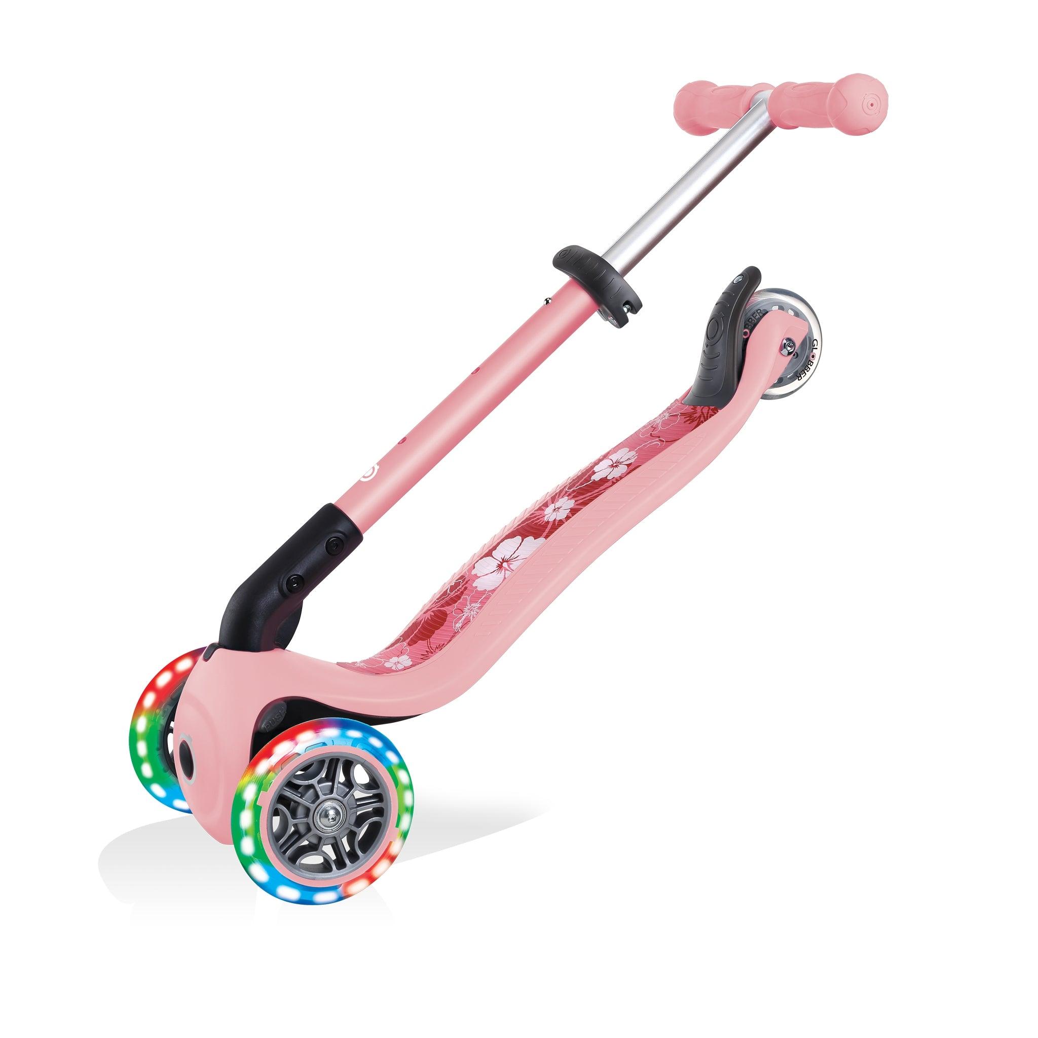 Globber Junior 3 Wheel Scooter Foldable Pink - Karout Online -Karout Online Shopping In lebanon - Karout Express Delivery 