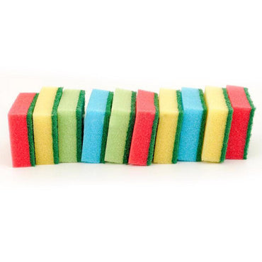 Beyti Colored Kitchen Sponge Set (10 Pcs) - Karout Online -Karout Online Shopping In lebanon - Karout Express Delivery 