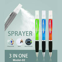 3 In 1 Hand Sanitizer Pen Spray Bottle, 5ml.