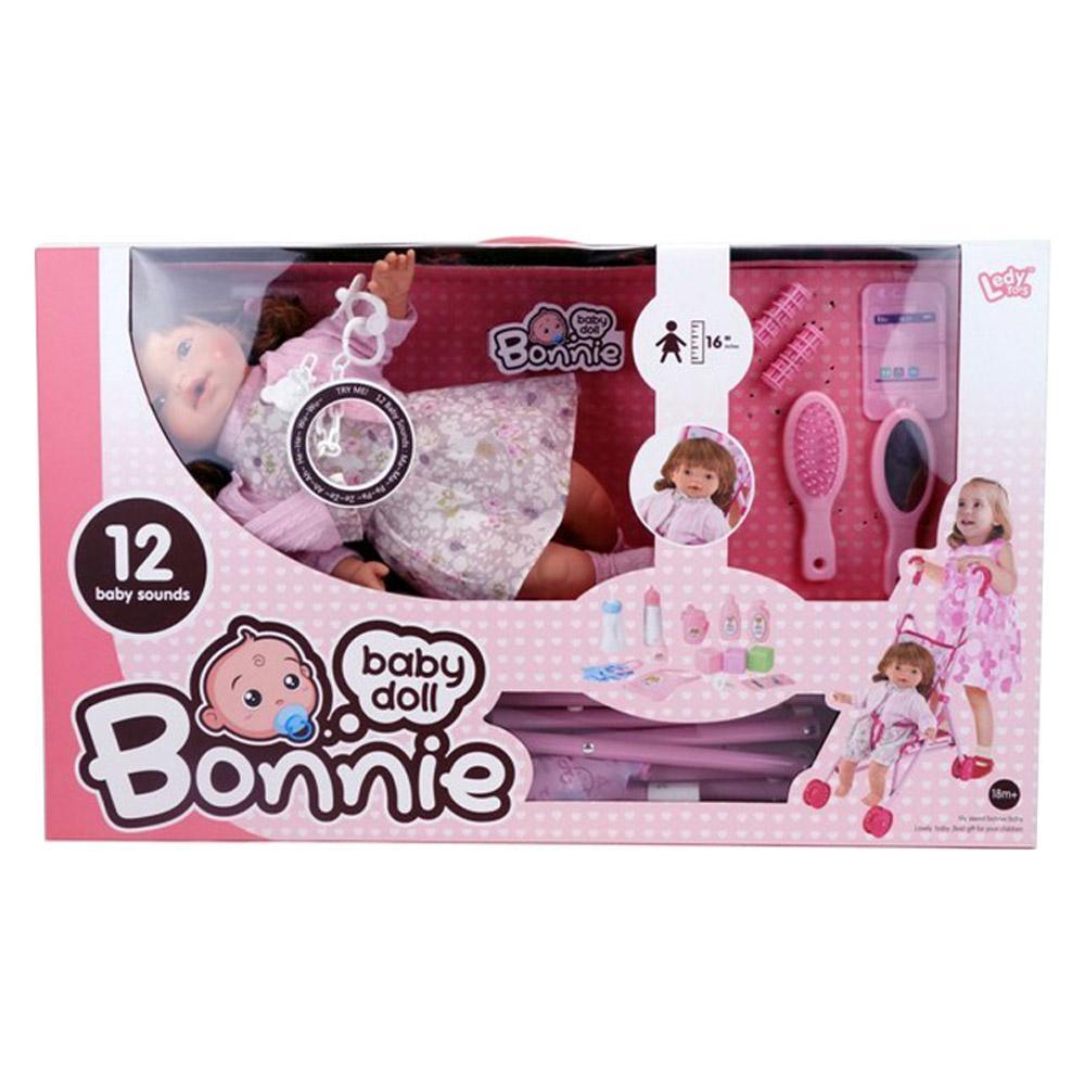 Bonnie Baby  Doll With Stroller.