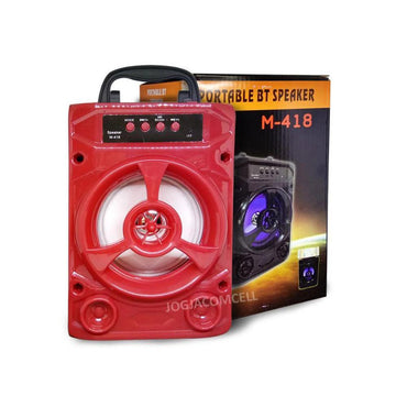 M-418 Super Bass Wireless Bluetooth Speaker with Micro SD/TF and USB Support.