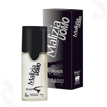 Malizia Eau De Toilette Silver 50ml - Karout Online -Karout Online Shopping In lebanon - Karout Express Delivery 