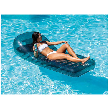(NET) Intex 58723EU Lounger inflatable gray Pool Mattress