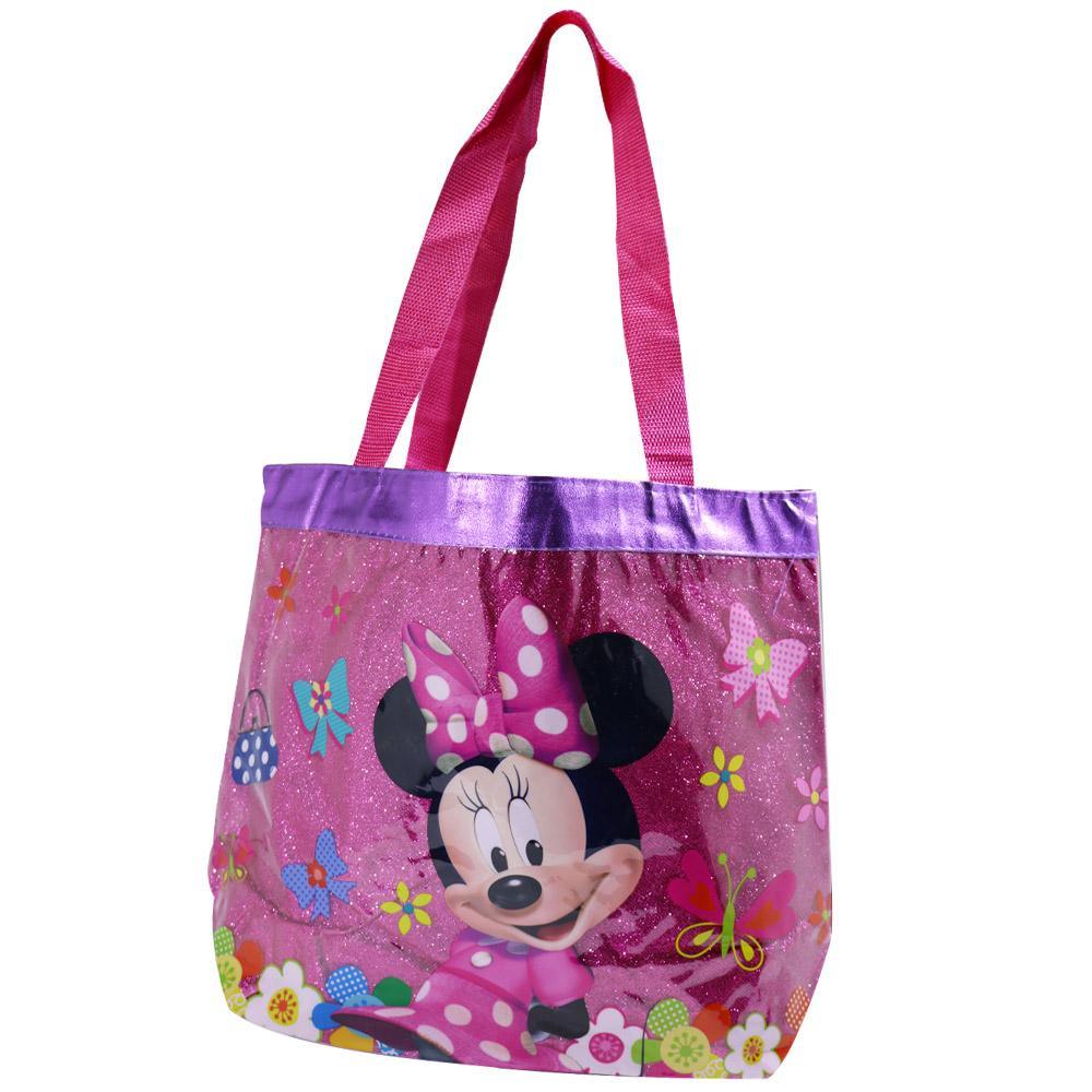Glitter Beach Bag For Kids Mini Fuchsia Summer