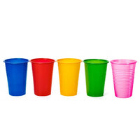 Five Colors Plastic Cup Set (50 Pcs) / E-201 Cleaning & Household