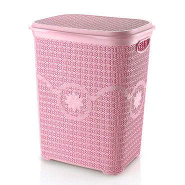 Asude Plastic Knit Laundry Basket - Karout Online -Karout Online Shopping In lebanon - Karout Express Delivery 