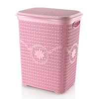 Asude Plastic Knit Laundry Basket - Karout Online -Karout Online Shopping In lebanon - Karout Express Delivery 