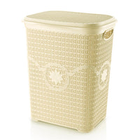 Asude Plastic Knit Laundry Basket - Karout Online -Karout Online Shopping In lebanon - Karout Express Delivery 