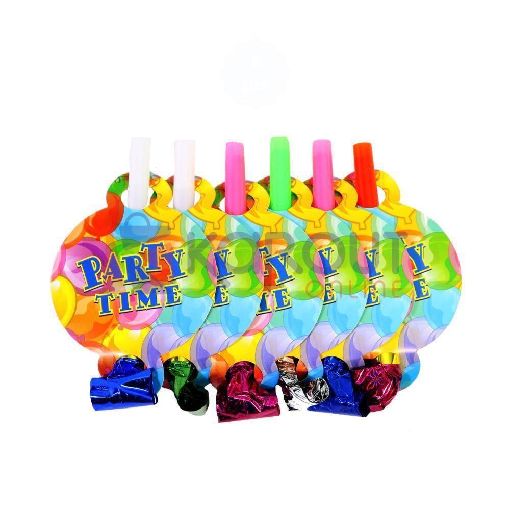 Birthday- Party Time Blowouts (6 Pcs) / Ab-63 Birthday & Party Supplies