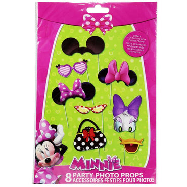 Birthday-Party Photo Props ( 8Pcs) /ab-4 Minnie Mouse Birthday & Party Supplies