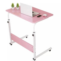 Foldable Table Adjustable Laptop Stand With Wheels / KC-137 - Karout Online -Karout Online Shopping In lebanon - Karout Express Delivery 