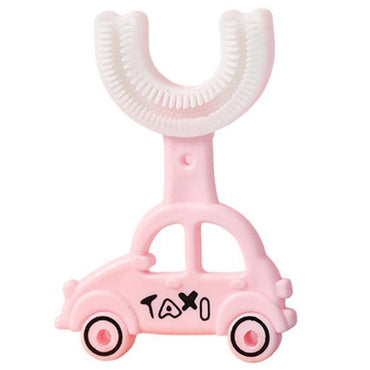 Children U shaped Toothbrush with Car shape Handle / 22Fk040 - Karout Online -Karout Online Shopping In lebanon - Karout Express Delivery 