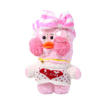 Plush Lalafanfan Duck Toys with bag and eyeglasses 26 cm - Karout Online -Karout Online Shopping In lebanon - Karout Express Delivery 