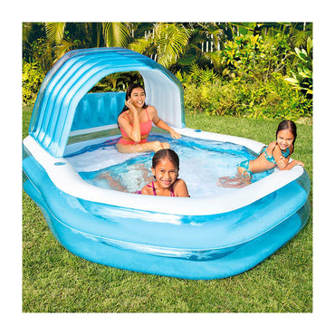 (NET) Intex 57186NP Swim Center Sunshade Family Pool